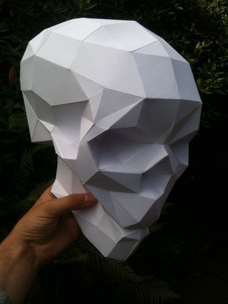 13free Papercraft Skull Topspywares