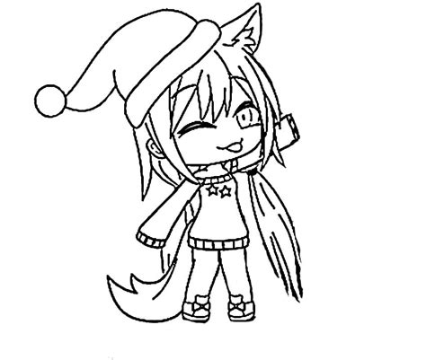Gacha Coloring Pages Wolf Wednesday Wallpaper