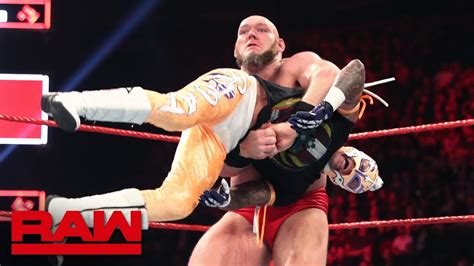 Lars Sullivan Obliterates Rey Mysterio Raw April YouTube