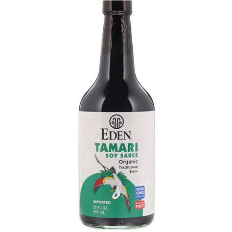 Eden Foods Organic Tamari Soy Sauce 20 Fl Oz 592 Ml 醬油 醃料