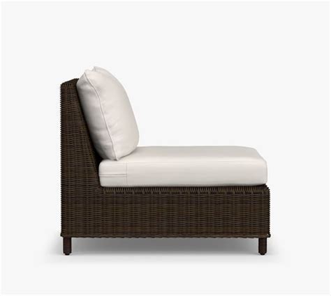 Build Your Own Torrey All Weather Wicker Roll Arm Sectional