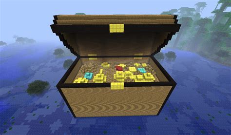 More images for how to make art in minecraft » HUGE 3D Art Treasure Chest Minecraft Map