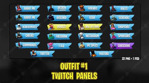 Fortnite Twitch Panels 2 Loloverlay