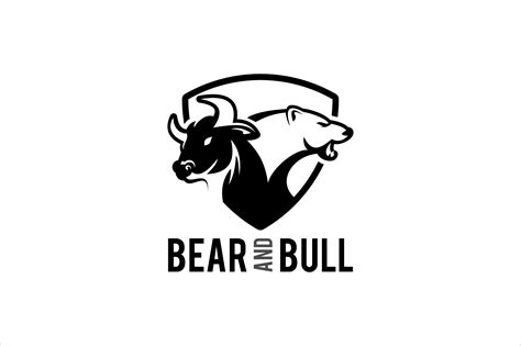 Bull And Bear Logo Bullish Stocks Grafik Von Lexlinx · Creative Fabrica