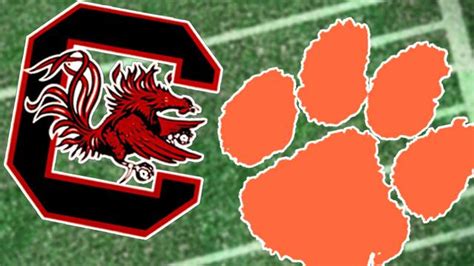 Clemson South Carolina Name Rivalry Game The Palmetto Bowl Carolina