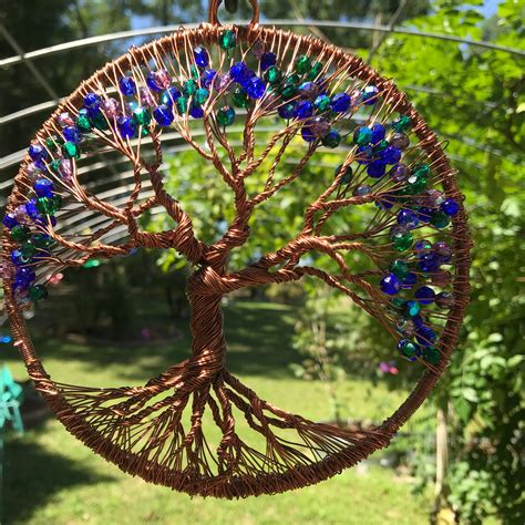 6 Inch Handmade Copper Wire Tree Of Life One Of A Etsy