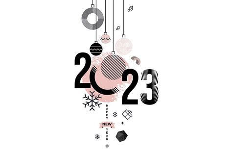 2023 Merry Christmas And Happy New Year Set 3 Design Cuts