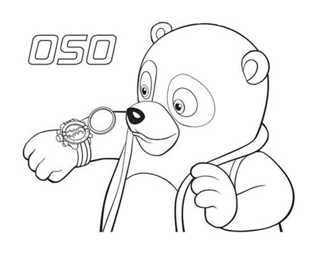 Special Agent Oso New Watch Coloring Page Download And Print Online