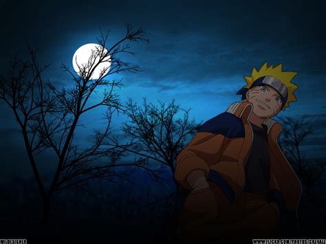 Uzumaki Naruto Alone At Night Picture Hd Wallpapers Free