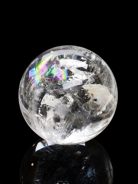 Just Updated Clear Quartz Rainbow Spheres Shop Here
