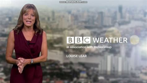 Louise lear is a british tv news journalist and weather presenter on bbc. Louise Lear BBC World weather July 25th 2019 - 60 fps - YouTube