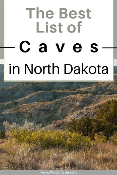 Best List Of Caves In North Dakota World Of Caves