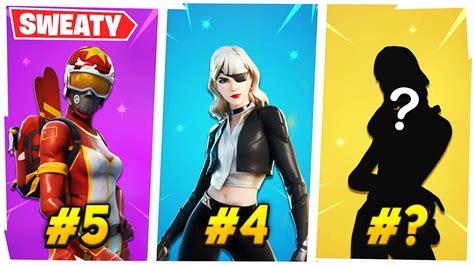 Top 10 Sweaty Tryhard Skins That Pro Players Use In Fortnite Chapter