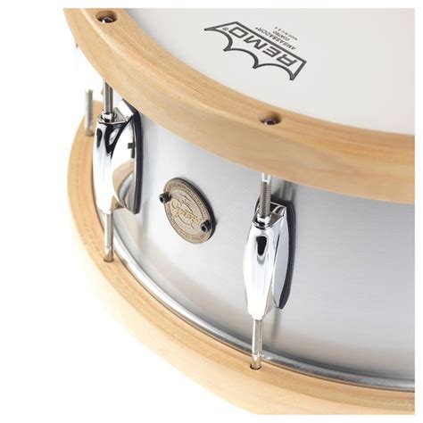 Gretsch 14 X 65 Aluminium Gold Series Snare Drum With Wood Hoops Na