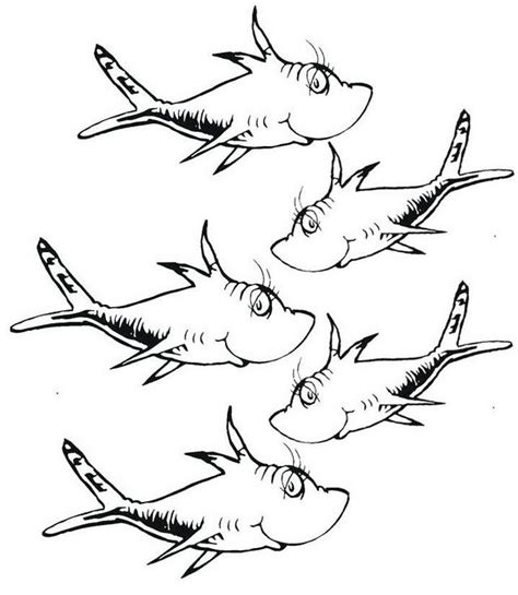 Cat In The Hat Fish Coloring Page - Todd Waggoner's Coloring Pages