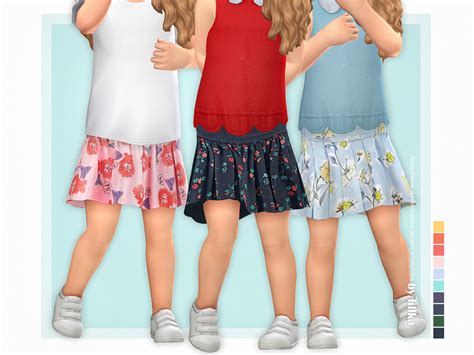 Toddler Skirt P05 By Lillka At Tsr Sims 4 Updates