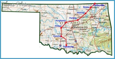 Oklahoma Subway Map Travelsfinderscom
