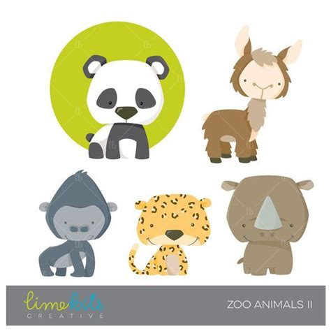 Zoo Animals Clipart | Zoo animals, Cute little animals, Animals