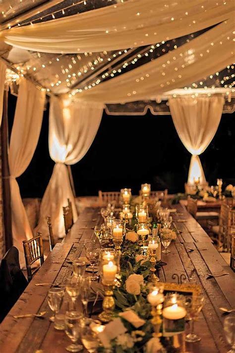 39 Beautiful Ways To Use Candles At Your Wedding Wedding Decor Tent