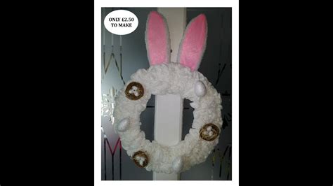 How To Make An Easter Wreath On A Budget For £250 Craft Poundland