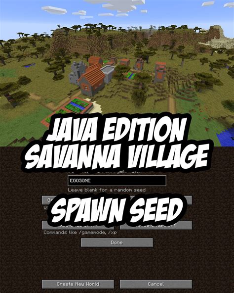 Minecraft Java Edition Seed Up To Version 112 Egosone Cool
