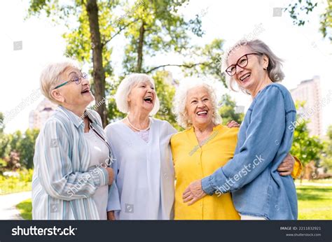 Groups Older Women Having Fun Images Stock Photos Vectors