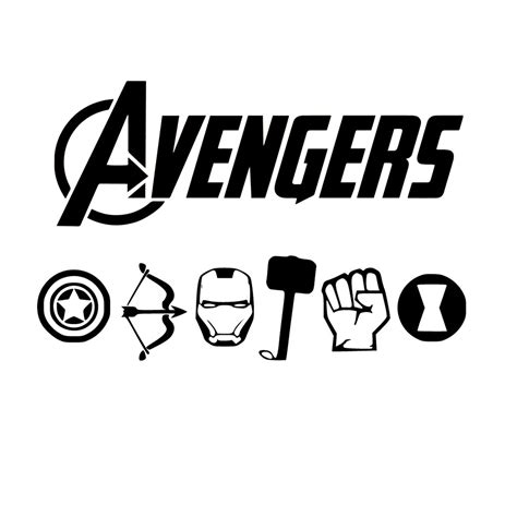 Avengers Svg Bundle Etsy