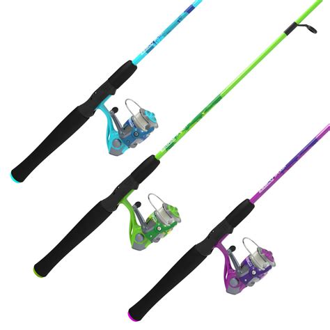 Zebco Splash Kids Spinning Reel And Fishing Rod Combo 6 Foot 2 Piece