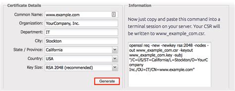 Apache Csr And Ssl Installation Openssl