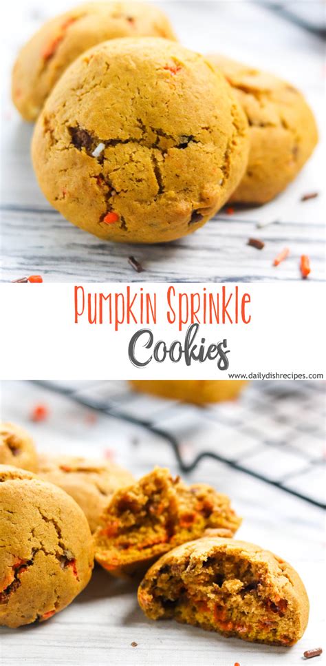Pumpkin Sprinkle Cookies Daily Dish Recipes