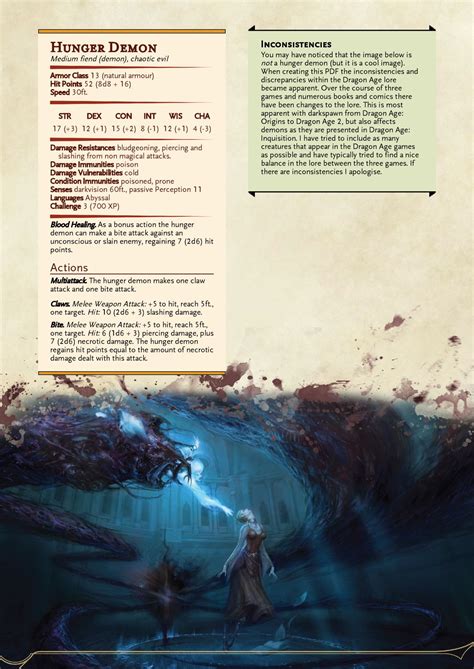 Dnd 5e Homebrew — Dragon Age Demons Part 2 By Emmetation Dnd