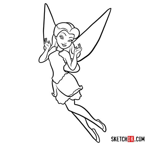 How To Draw Rosetta The Garden Fairy Disney Fairies Step By Step