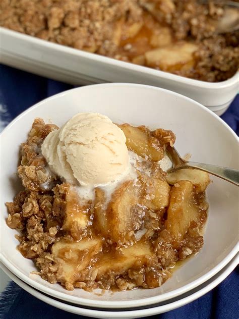 Classic Apple Crisp Eating Gluten And Dairy Free