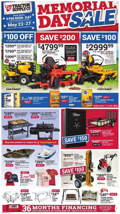Tractor Supply Current Weekly Ad 0522 05272019 Frequent