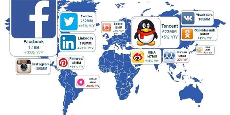 Map Global Social Media Competition Business Insider