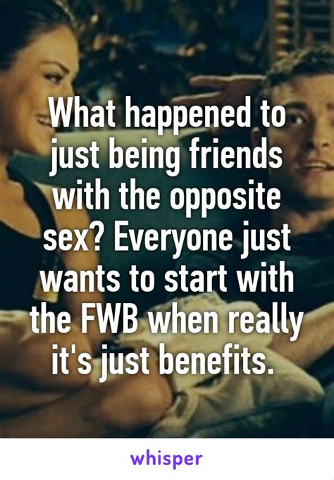 What Happened To Just Being Friends With The Opposite Sex Everyone