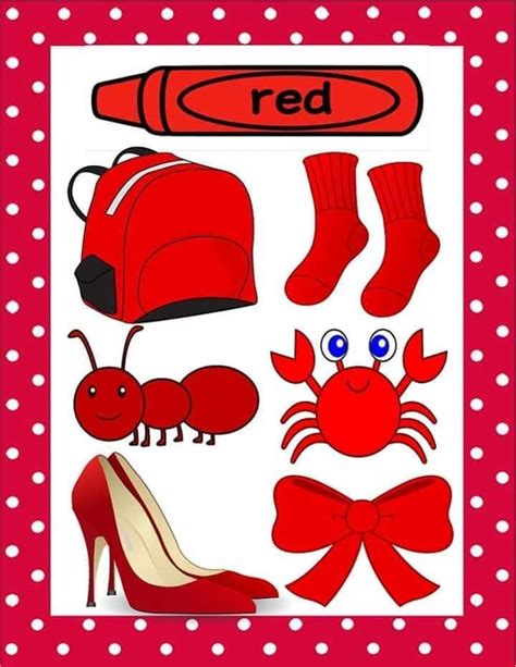 ~katarina~red Color Preschool Color Activities Color Red Activities