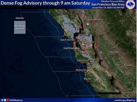 Nws Bay Area On Twitter Image Showing Locations Gray Areas Where