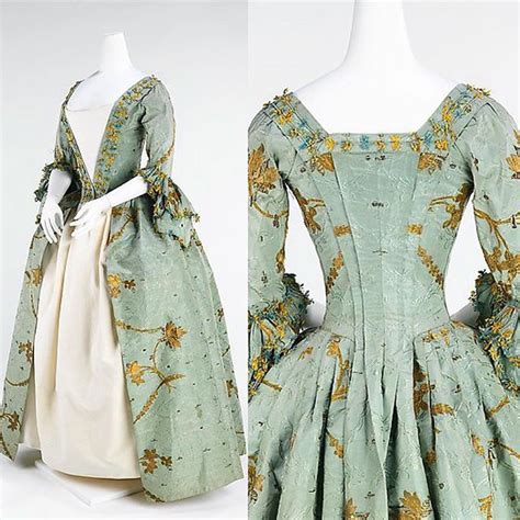 The Corseted Beauty On Instagram Robe à Langlaise British Ca 1770