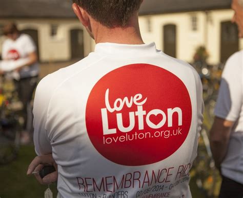 Love Luton Remembrance Cycle Ride Heart Four Counties