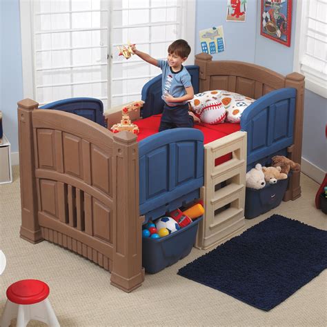 Step 2 Boys Loft And Storage Twin Bed Baby Toddler Furniture
