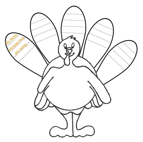 Blank Turkey Template 10 Templates Example Templates Example