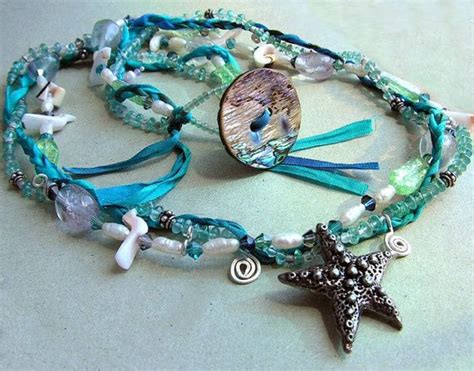 Tidepool Treasures Necklace Of Apatite Pearls Crystal And Etsy