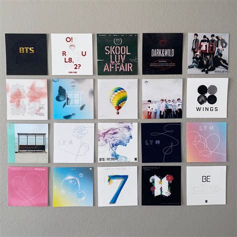 Bts Discography Album Covers Solos Etsy Australia