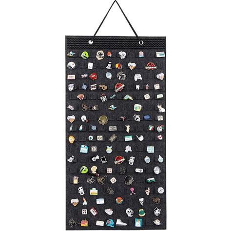 Latitude Run® Hanging Brooch Pin Organizer Display Pins Storage Case
