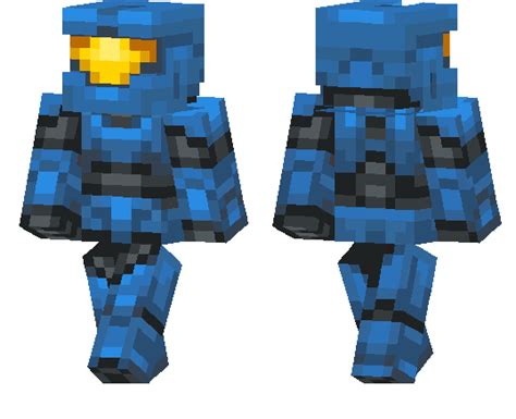 Blue Spartan Minecraft Pe Skins
