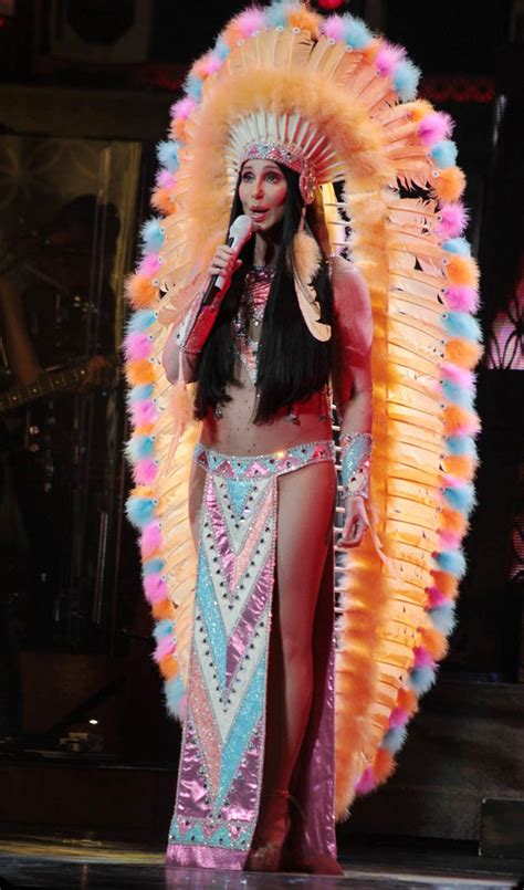Leave The Nipple Pasties To Nicki Minaj Cher 67 Performs In Near Nude Spectacle Daily Star