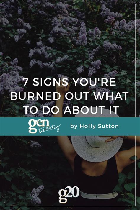 Signs You Re Burned Out And What To Do About It Gentwenty How Are
