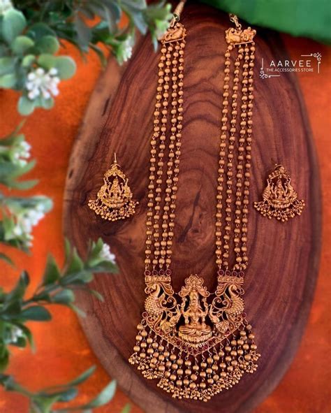don t miss these latest lakshmi temple jewellery designs south india jewels temple jewelry