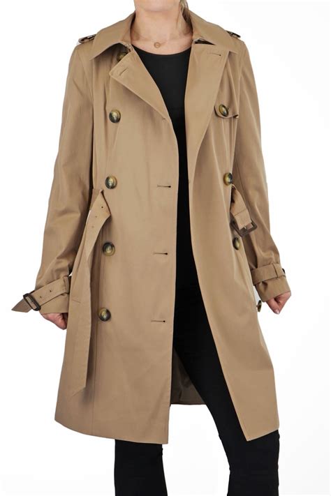 Womens Mands Raincoat Trench Coat Ladies Rainmac Mac Stormproof